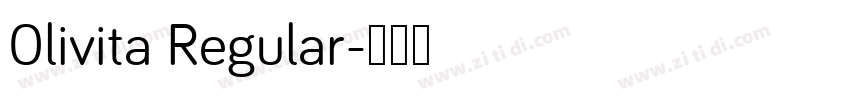 0livita Regular字体转换